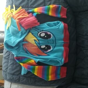 My little pony Rainbow Dash hoodie